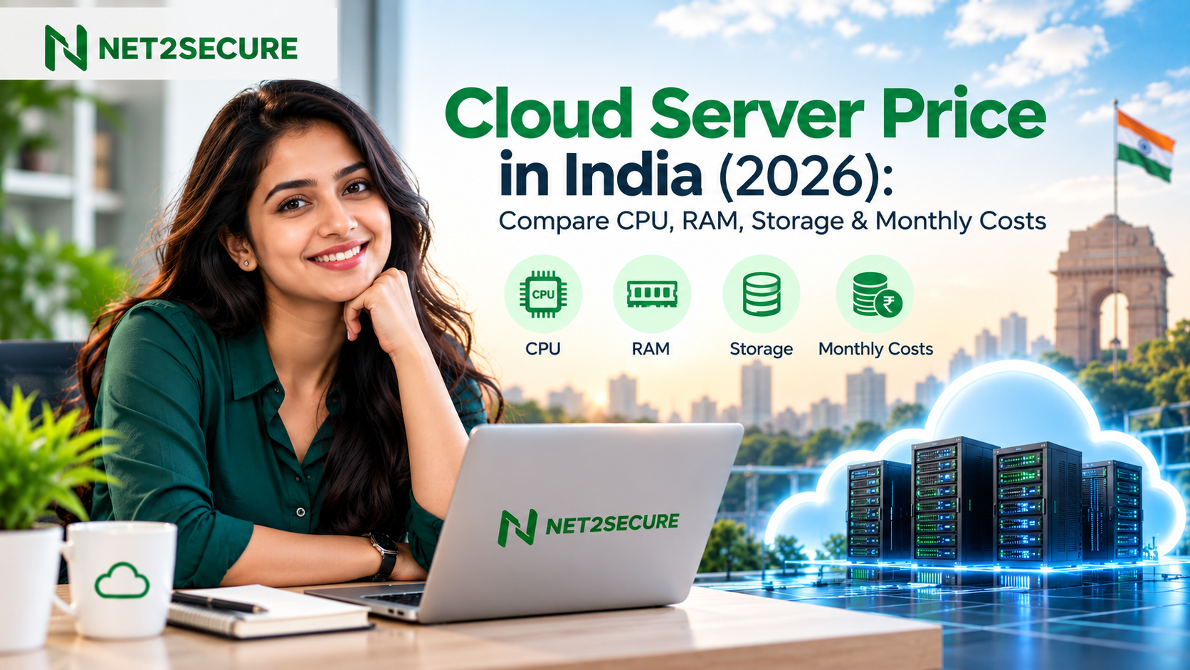 Cloud Server Price in India (2026): Compare CPU, RAM, Storage & Monthly Costs